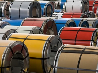 Штрипс с полимерным покрытием Quarzit, толщина 0,50 мм, цвет RR 32 1 - в «Монолит-Металлопрокат».
