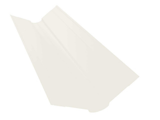Планка ендовы верхней фигурной 100x100 0,45 Drap ST RR 32 (серо-зеленый)