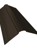 Планка конька фигурного 150x150 0,45 Drap RR 32 темно-коричневый - в «Монолит-Металлопрокат».