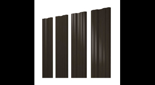 Штакетник Twin Grand Line 0,45 Drap RR 32 Темно-Коричневый